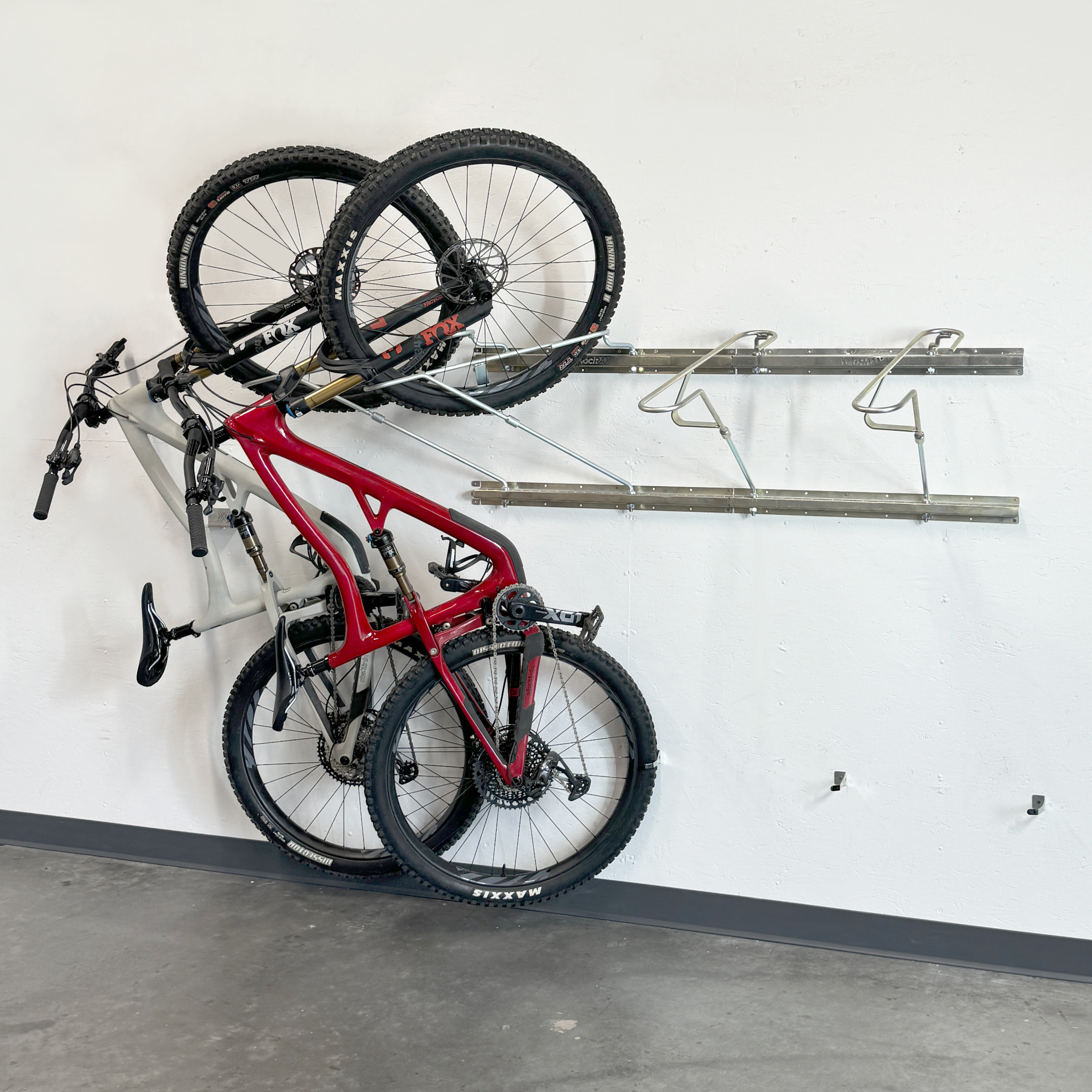 Mountain bike garage rack hotsell