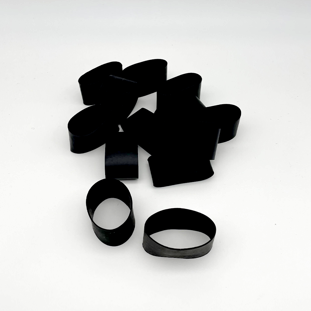 Tiny black best sale rubber bands