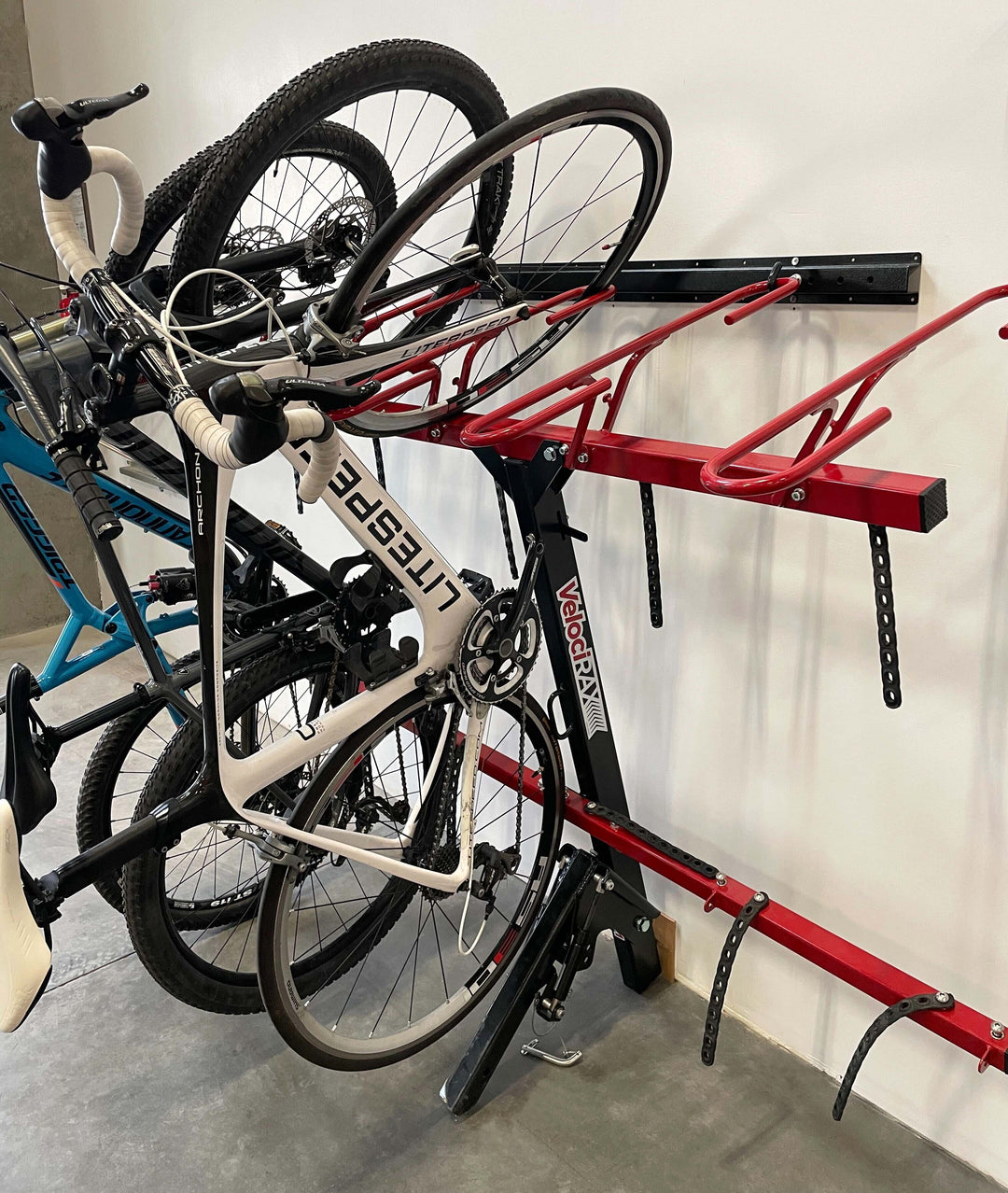 VelociRAX  Vertical Bike Racks