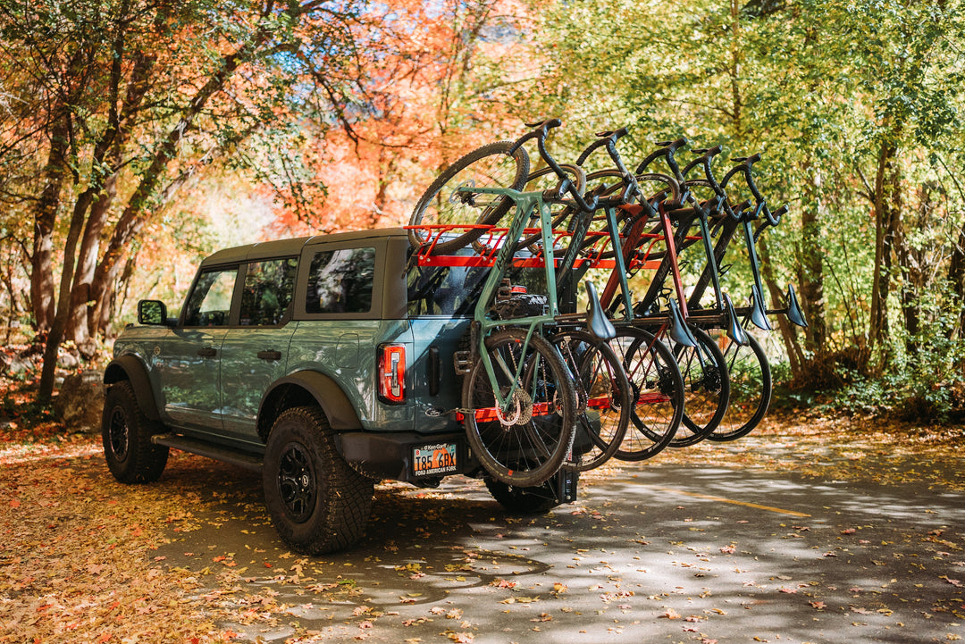 5 Vertical Hitch Rack Bronco