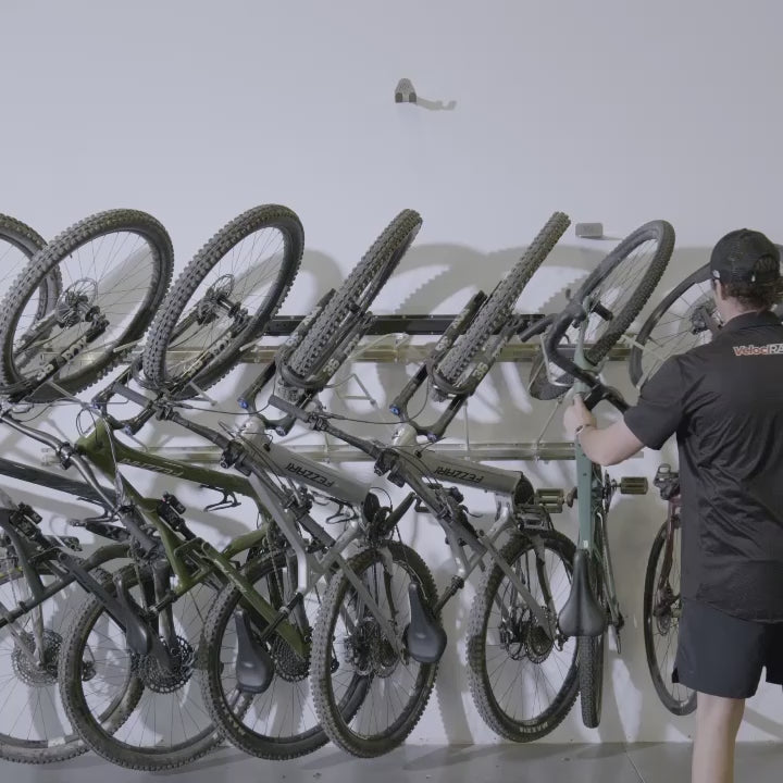 Tilt & Pivot Rack Garage Bike Rack
